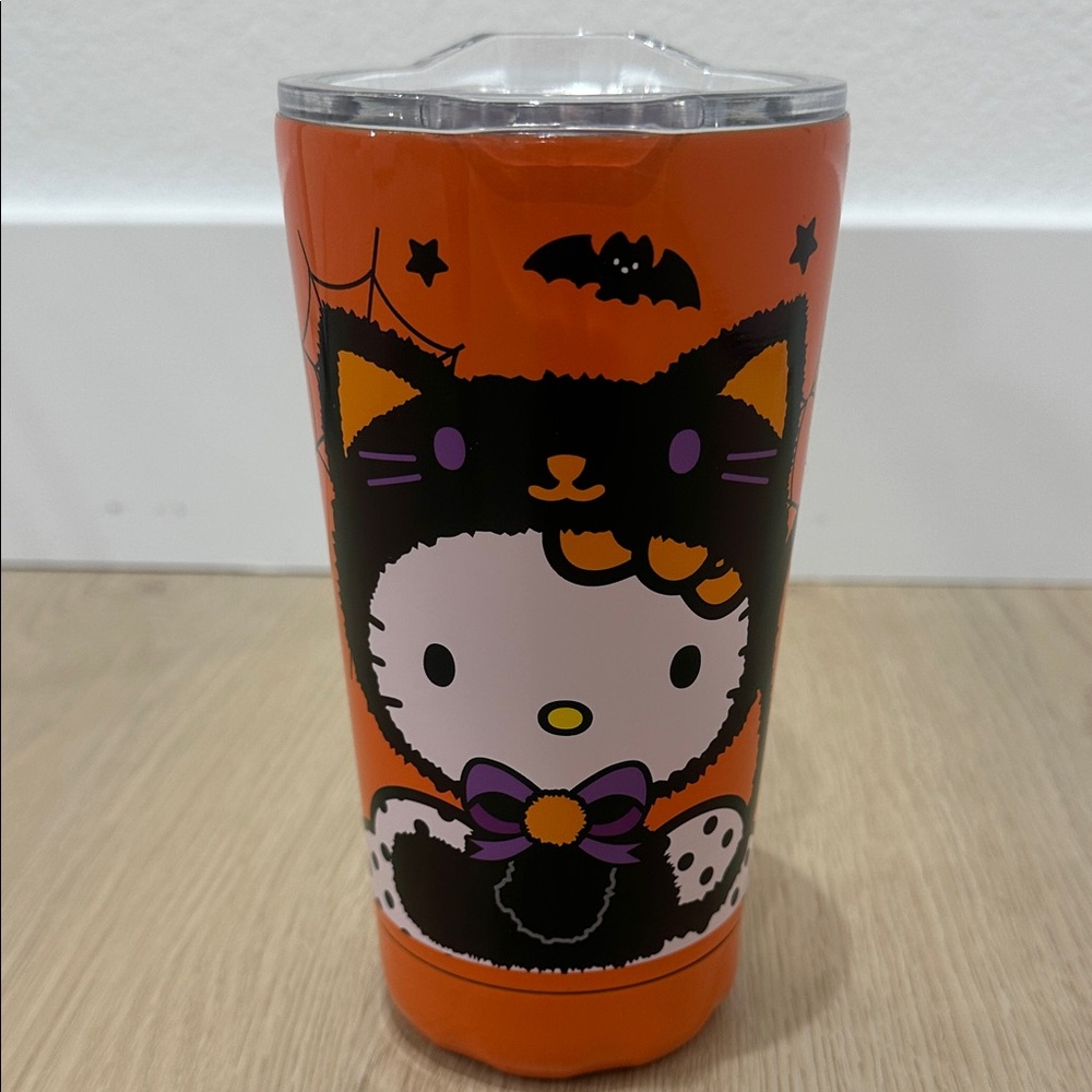Sanrio Halloween Orange and Black Tumbler